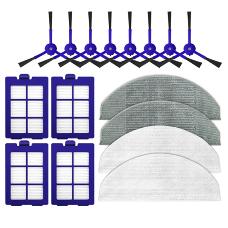 

Сменные насадки для швабры, боковая щетка, Hepa-фильтр для Anker Eufy Robovac X8, Hybrid аксессуары для робота-пылесоса