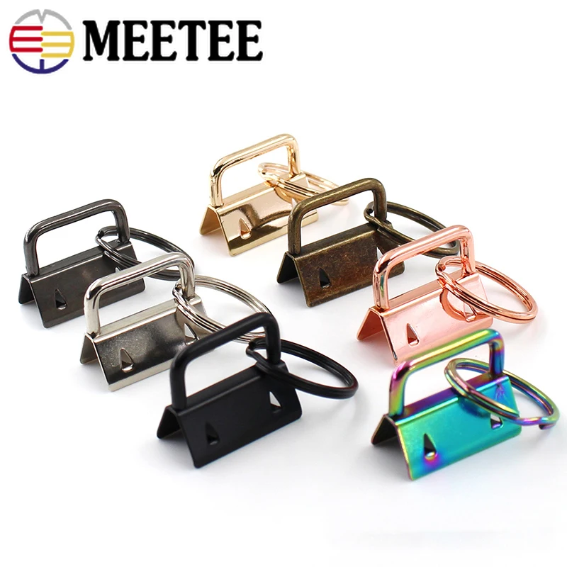 

10Pcs 20/26/32mm Metal Tail Clip Ring Belts Buckles Keyring Webbing End Hook Clasp Handbag Bag Strap Hanger Keychain Accessories