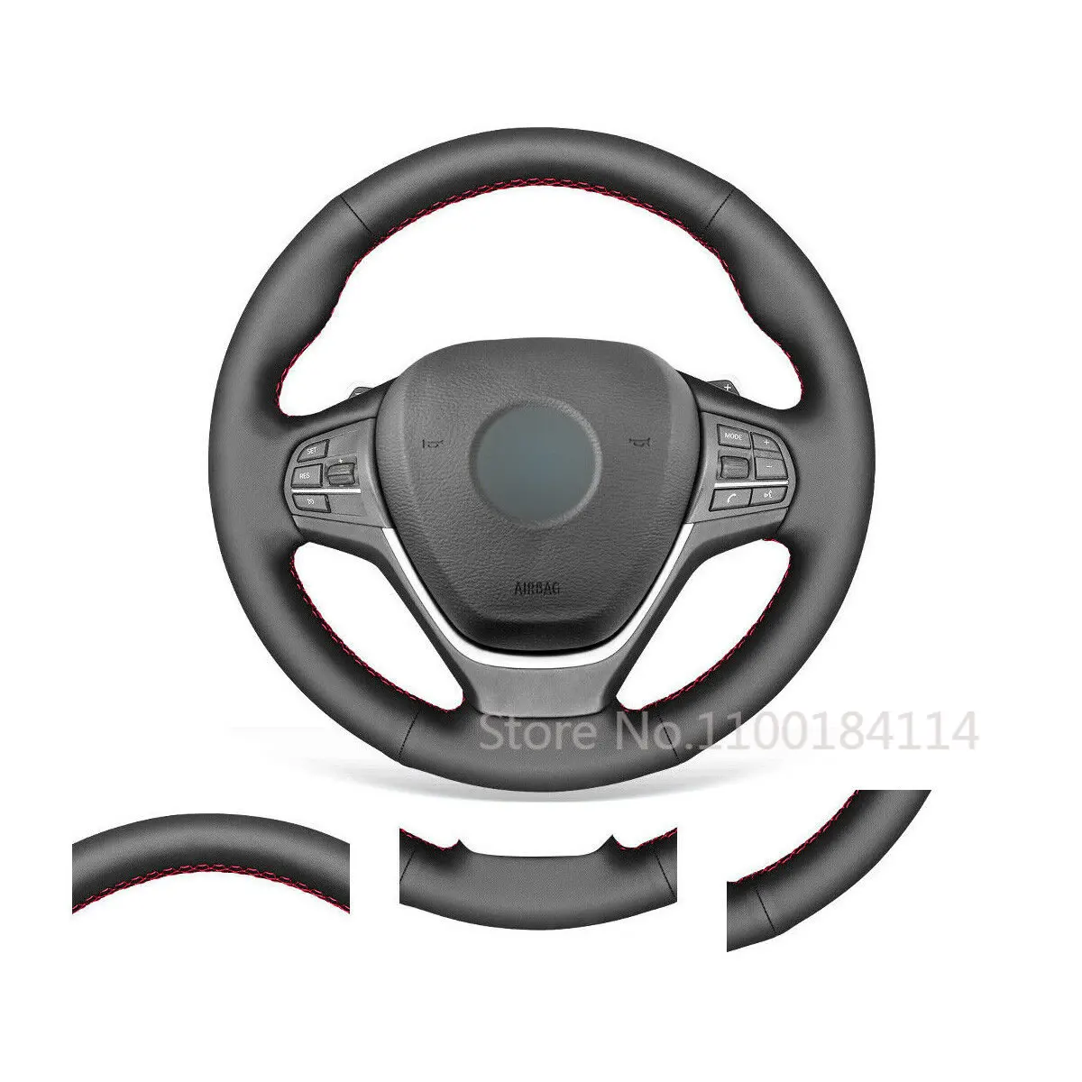 

DIY Non-slip Durable PU Leather Car Steering Wheel Cover For BMW X3 F25 2011-17