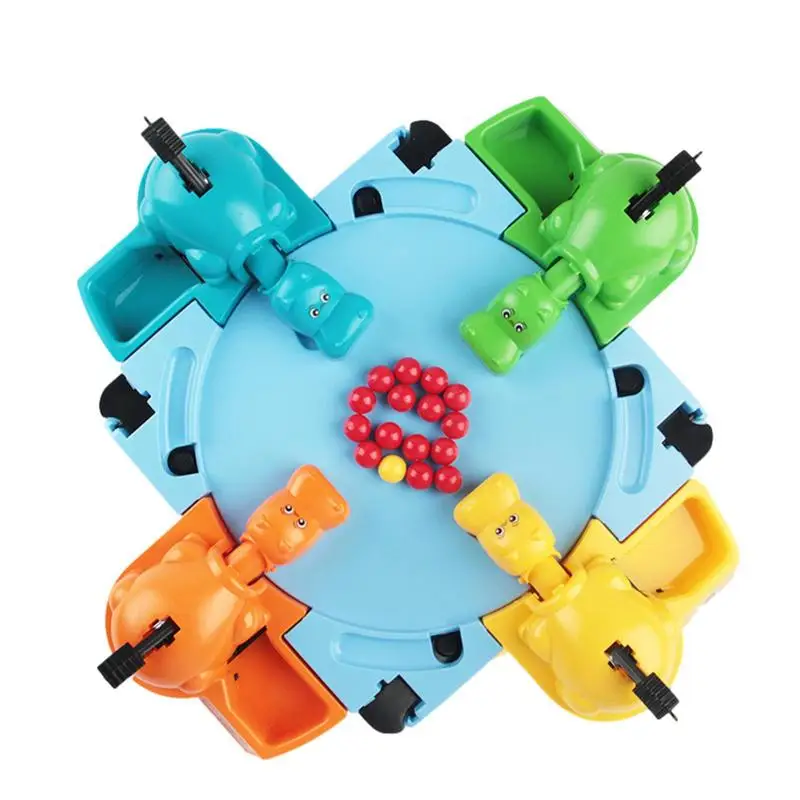 

Питательный голодный Бегемот мраморный шарик игра Кормление интерактивные с родителями и детьми игрушки Обучающие игрушки для детей