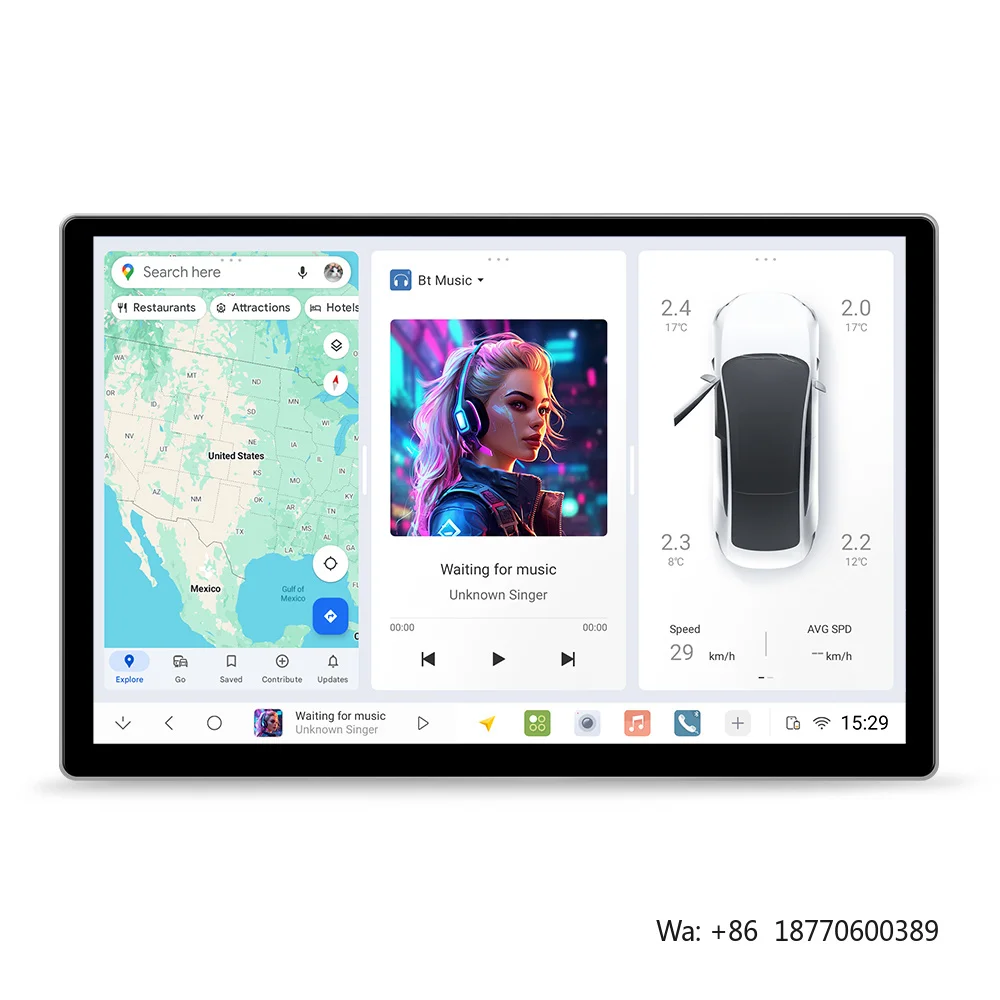 Фото NaviFly DUDUAUTO DUDU7 Новейшая автомобильная навигационная система Android с экраном 2K для универсальных головных устройств и стереосистем с поддержкой CarPlay и Android Auto №1