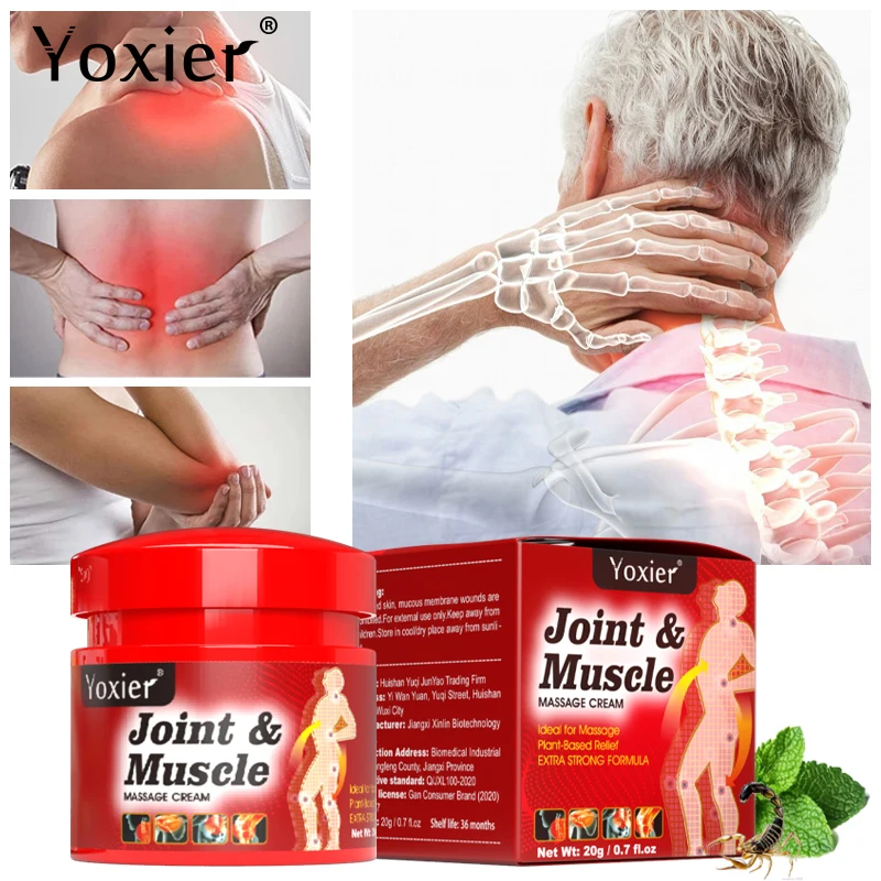 Крем от боли в мышцах позвоночнике и коленях 20 г |