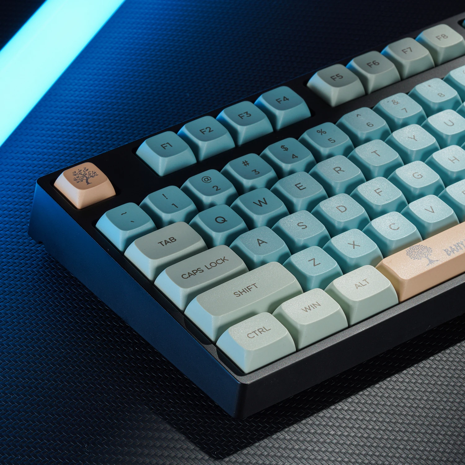 

Banyan Keycaps Mechanical Keyboard Caps Custom Key Cap Blue Keycap Keys PBT XDA Profile mechanics custom cherry mx set