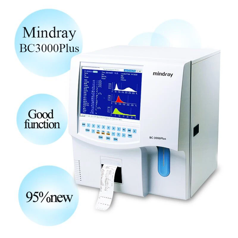 

Mindray BC 3000 Plus Full Automatic CBC Test Machine Hematology Analyzer 3 Part Blood Cell Counter