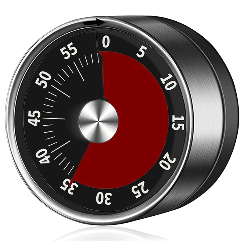 

Кухонный таймер, магнитный Таймер для детей, 60-минутный таймер обратного отсчета с громким сигналом, для приготовления пищи, малышей, работы, учебы и т. д.