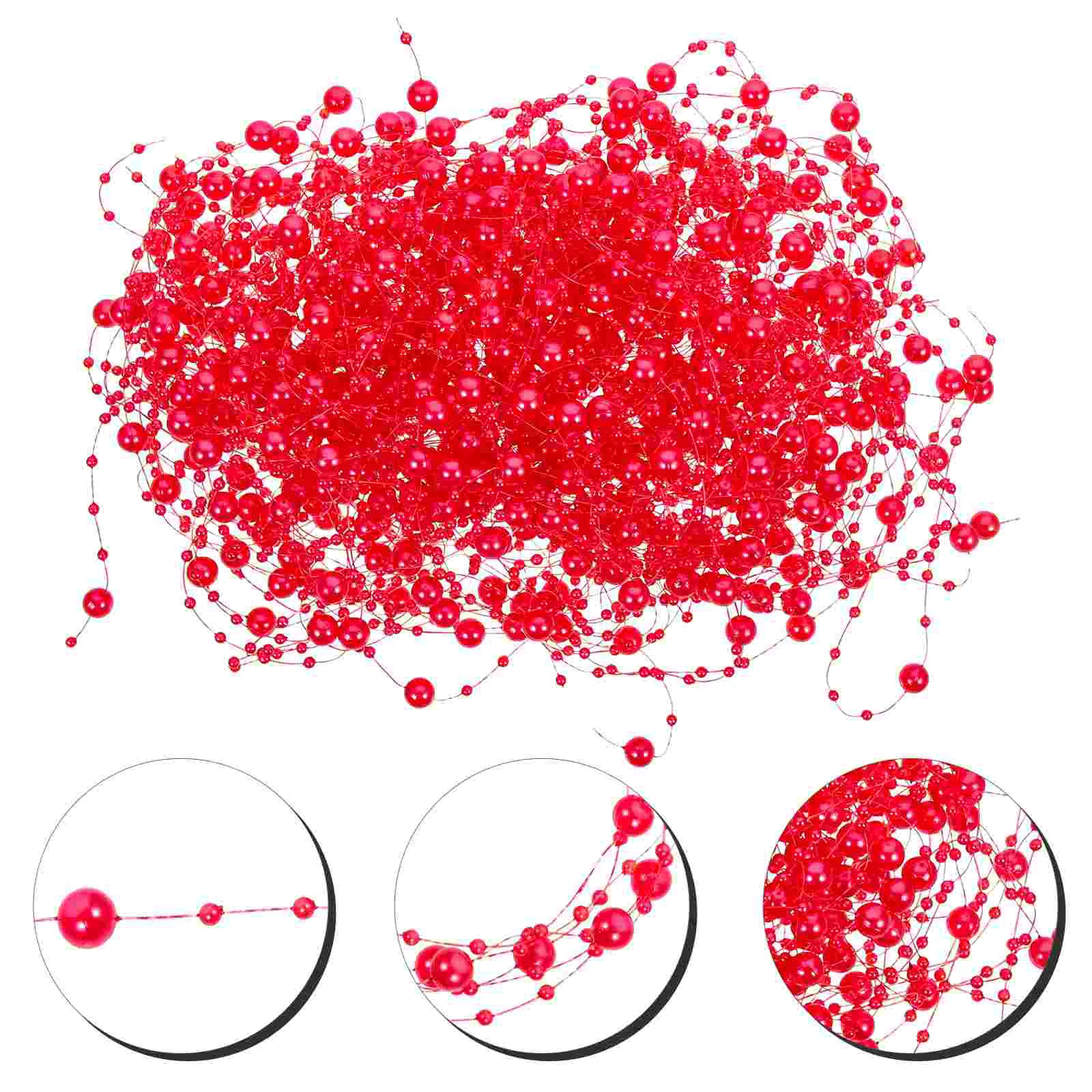 

Pearl String Beadsbead Garland Fake Chain Artificial Floating Faux Wedding Vase Fillercrafts Tree Beaded Strap Centerpieceroll