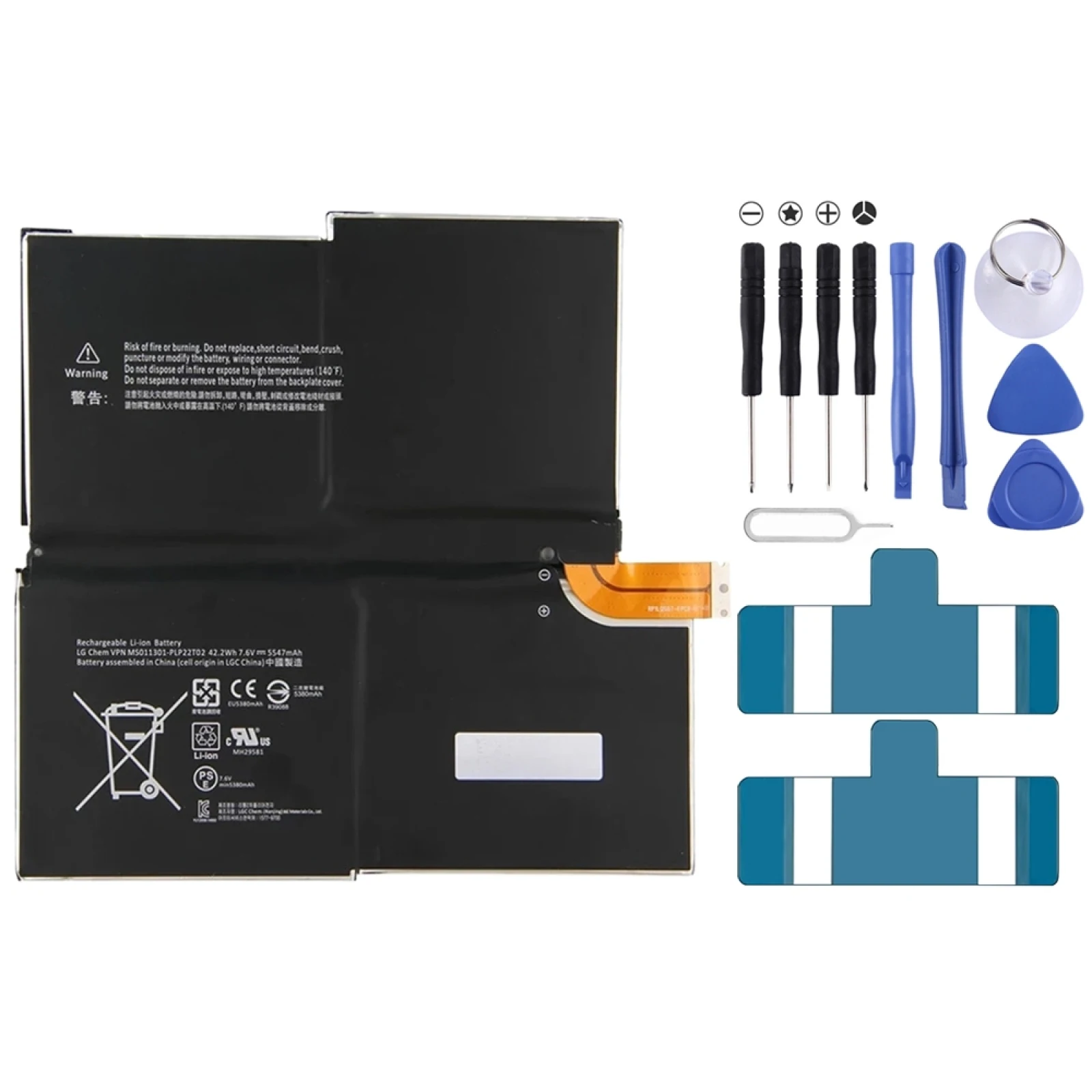 

42.2WH 5547mAh Li-Polymer Battery Replacement For Microsoft Surface Pro 3 1631