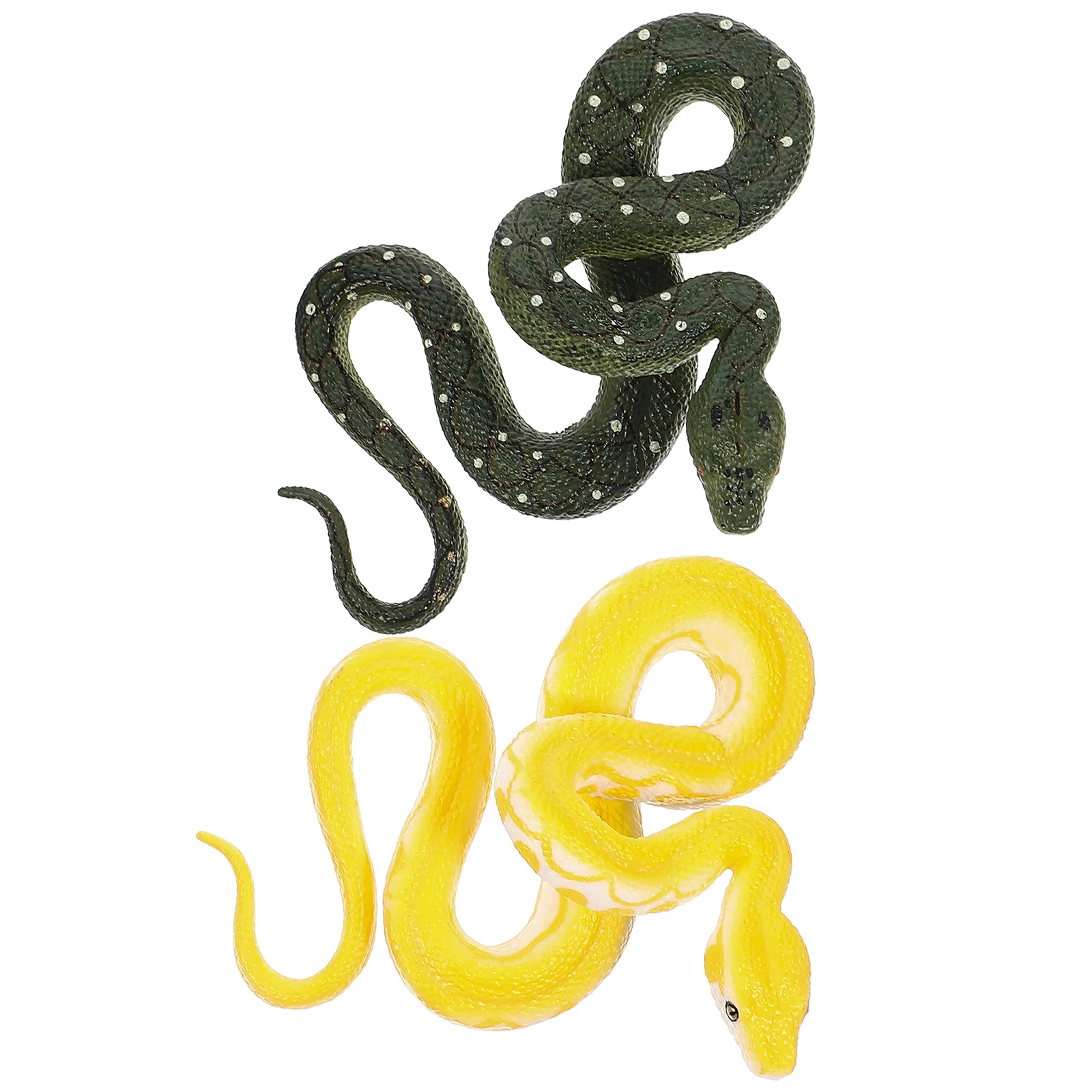

Golden Python Model Snake Recognition Decoration Simulation Animal Figure Fake Toys Artificial Ornament Figures Adult Tiys