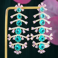 godki brand new trendy gorgeous originla shiny pendant earrings for women girl daily high quality noble lady bridal accessories