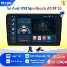 Автомагнитола Carplay, Android 10, для Audi A3 S3 RS3 2003-2012, 7 дюймов, Авторадио с экраном, 2Din, GPS-навигация, мультимедиа, RDS