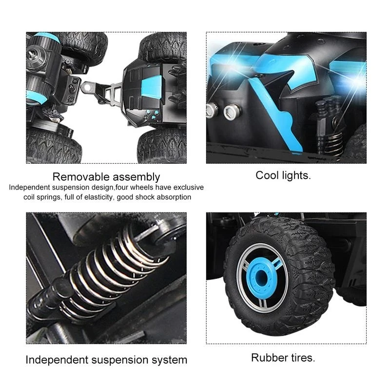 Новый 6WD Радиоуправляемый автомобиль для скалолазания Аккумуляторный телефон