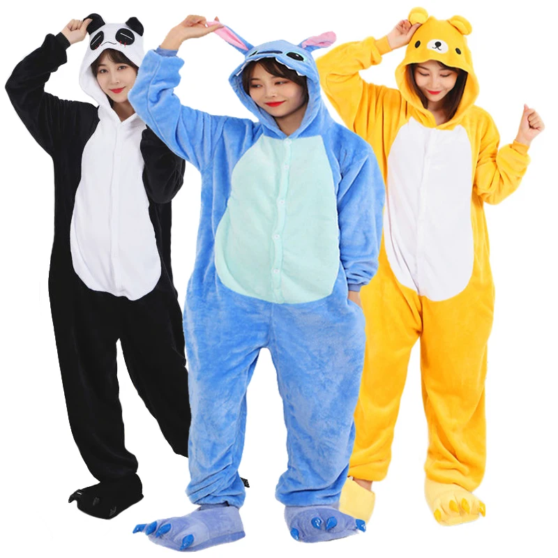 

Cartoon Animal Unisex Onesies Christmas Family Pajama Sets One Piece Pyjamas Anime Cosplay Hoodie Sleepwear Unicorn Jumpsuits