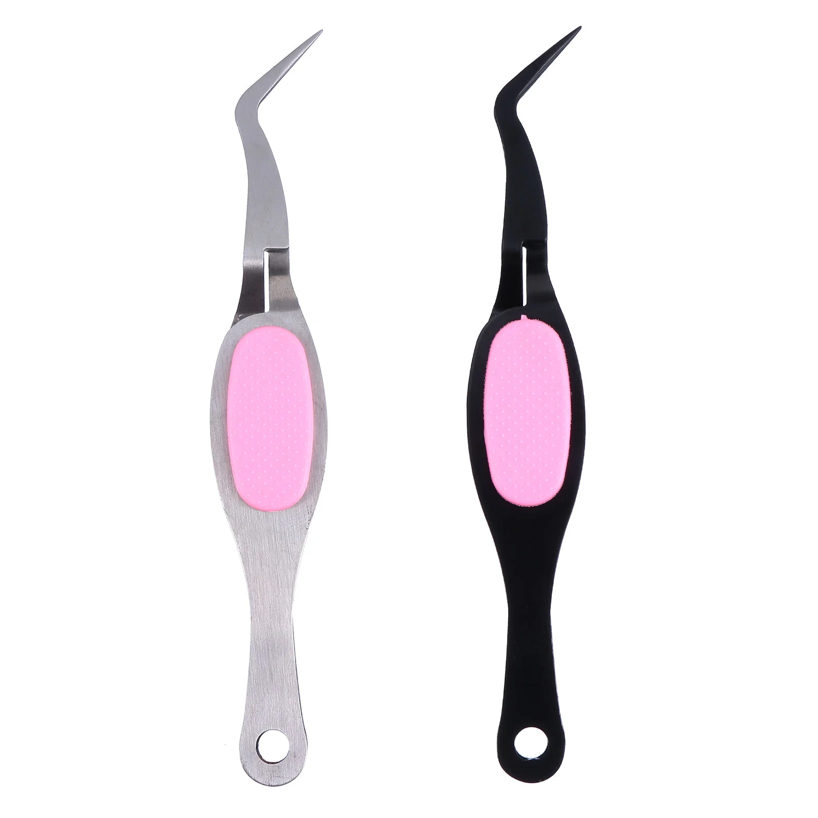 

Nail Positioning Clip Stainless Steel Craft Tweezers Reverse Grip Premium Precision Lash Cluster