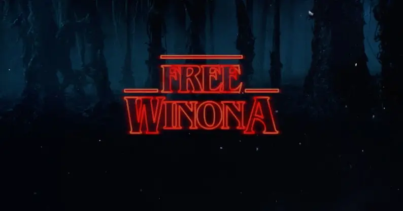 The Original Free Winona Silk Screened White T-Shirt womens and mens sizes