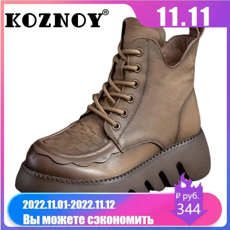 

Обувь из натуральной кожи на танкетке, 6 см