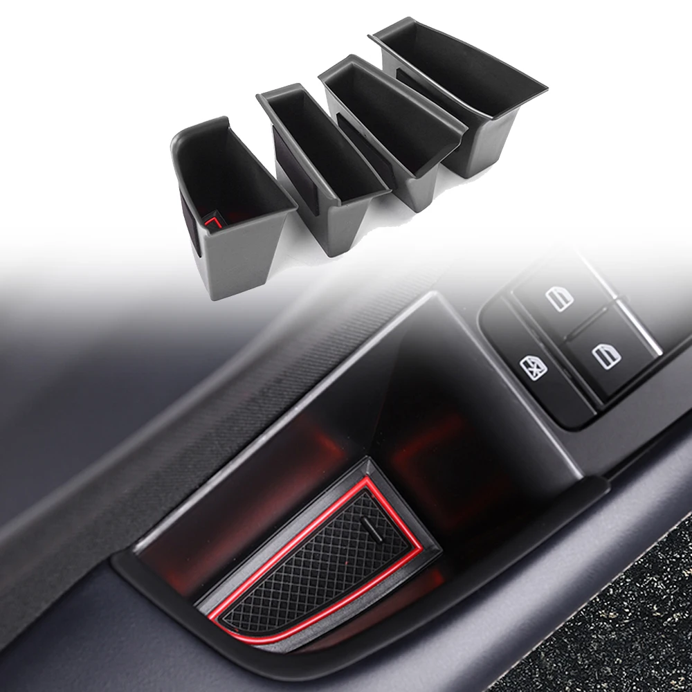 

Для Mazda CX30 CX-30 2020-2025 передняя и задняя дверь, внутренний ящик для хранения, аксессуары для салона автомобиля, органайзер, контейнер, черный, 4 шт.