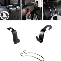 1234pcs car seat back hook universal headrest hanger car accessories interior portable holder storage for bag purse clothes