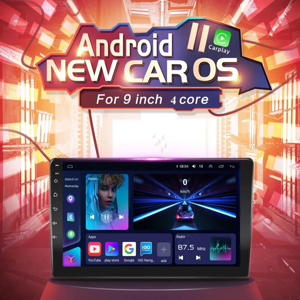 2 din Android 11 GPS-навигация автомобильное радио мультимедийный видеоплеер для Toyota