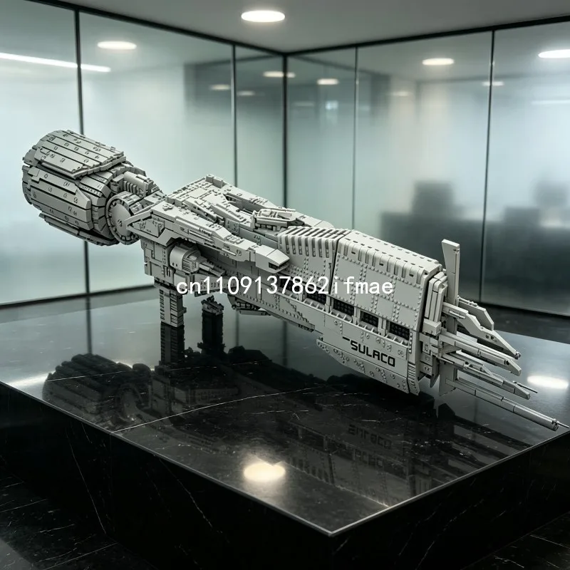 Фото Конструктор-головоломка USS SULACO 9739: Модель космического корабля для сборки, образовательная игрушка, подарок №1