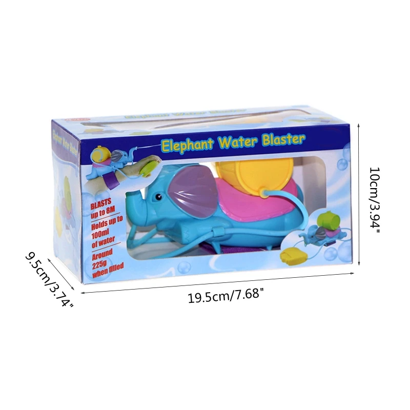 

Portable Squirt Guns Pool Squirt Toy Elephant Cartoon Long Range Water Gun for Swimming Pool Kids Summer Water Fighting