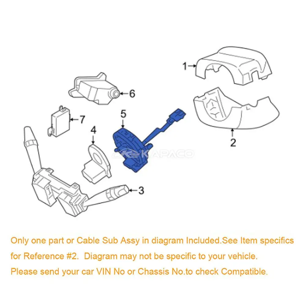 

Reel Assembly, Cable with heating for Kia K9 2011-2017