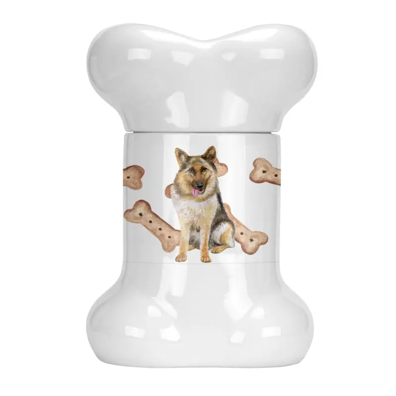 

CK2234BSTJ German Shepherd Bone Shaped Treat Jar, , multicolor