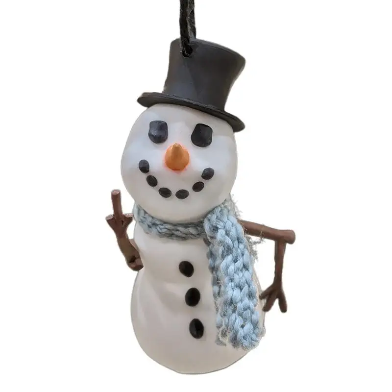 Фигурки снеговика подвеска в виде дерева фигурка из смолы елки рождественские