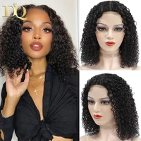 Short Bob Wig Lace Front Human Hair Wigs For Women Lace Frontal Wig Brazilian Remy Hair Curly Human Hair Wig