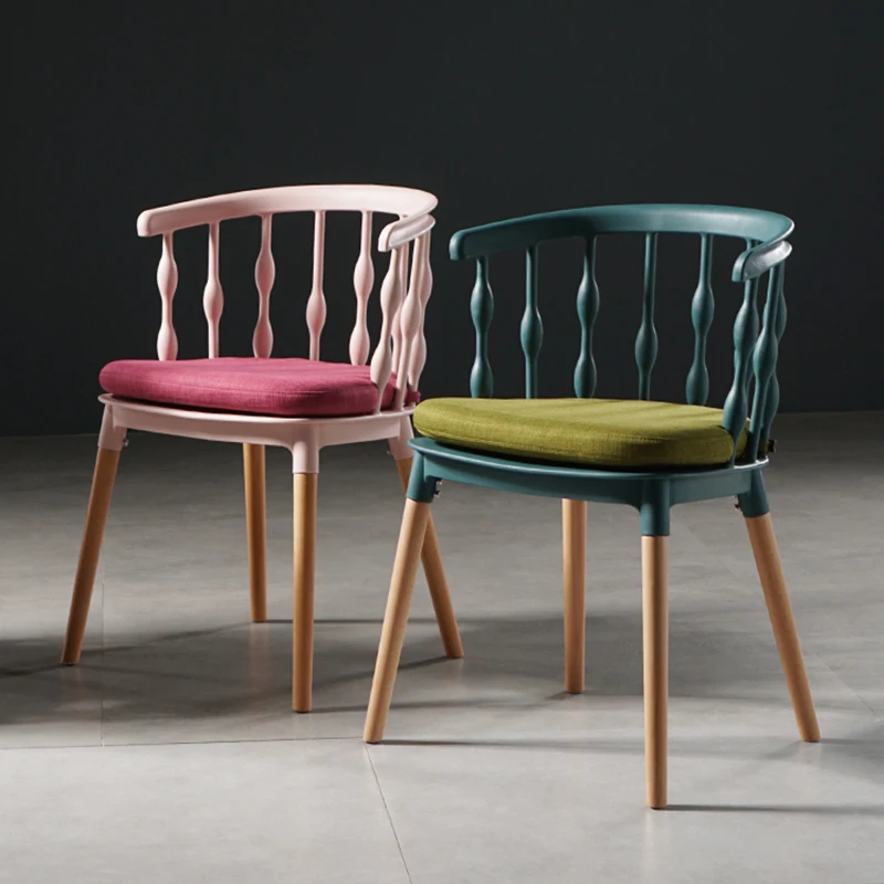 

White Relaxing Designer Dining Chair Comfortable Wood Dining Chair Prefabricated Dinette Muebles De Cocina Upholstered Chair