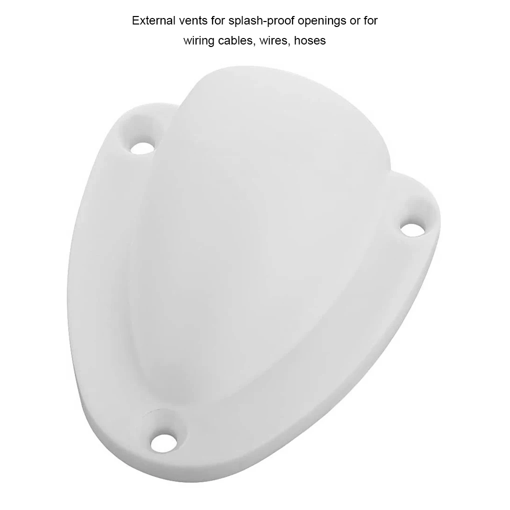 

Pack of 4 Nylon Clam Shell Boat Cable Cover Water Sports Vent Hardware