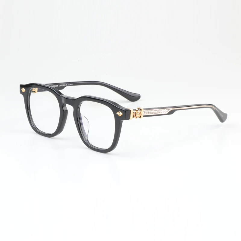 

Basames Acetate Square Eyeglasses Frames for Men and Women with Myopia Glasses Prescription Lenses Reading Progressive Hyperopia
