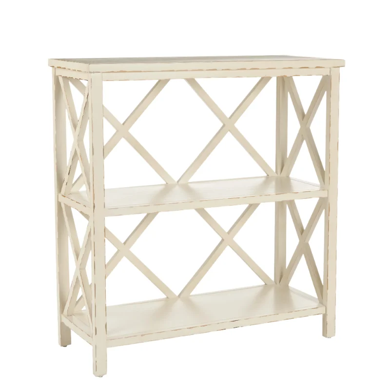 

Safavieh Liam Duo X-Back 2 Tier Open Bookcase
