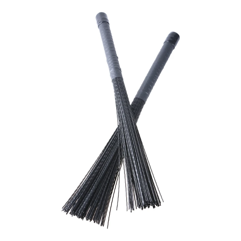 2 шт. нейлоновая проволочная барабанная палочка щетка для барабана малая набор