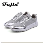 Размер 36-41; Новинка; Chaussure Femme; Резиновая женская повседневная обувь; Коллекция 2020 года; Цвет золотой, серебряный; Сетчатая Женская дышащая модная повседневная Летняя обувь