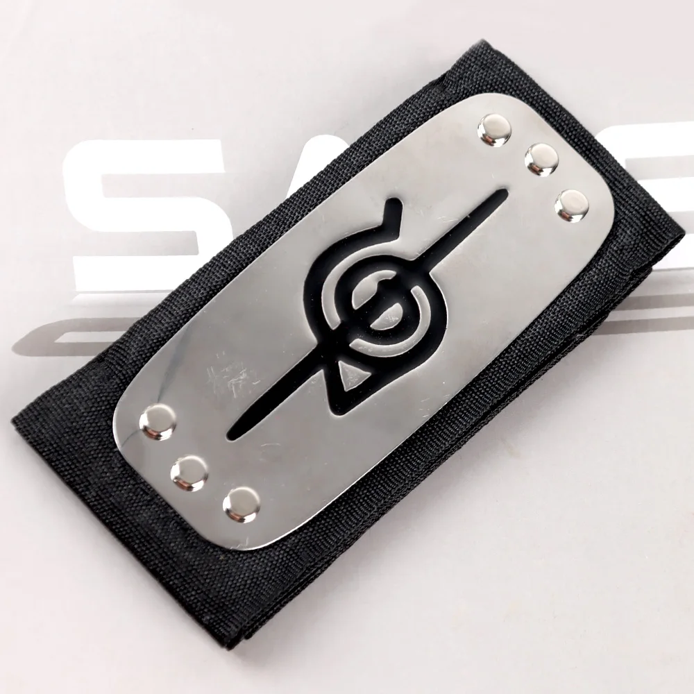 Повязка на голову аниме для косплея Акацуки головной убор из искусственной кожи