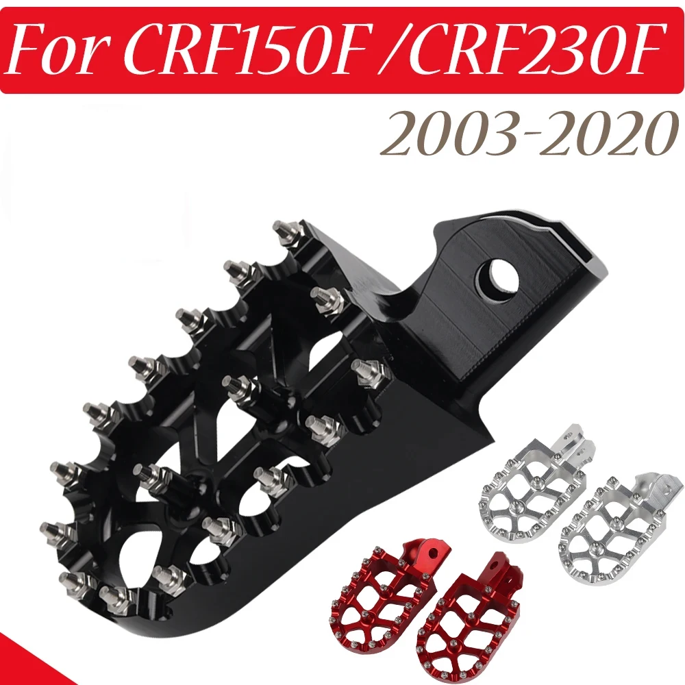 CRF150F CRF 150F подножки колышки для ног 230F CRF230F Подножка HONDA 150 230 F 2005 2004 2007 2023 2022 2021 2020 2019