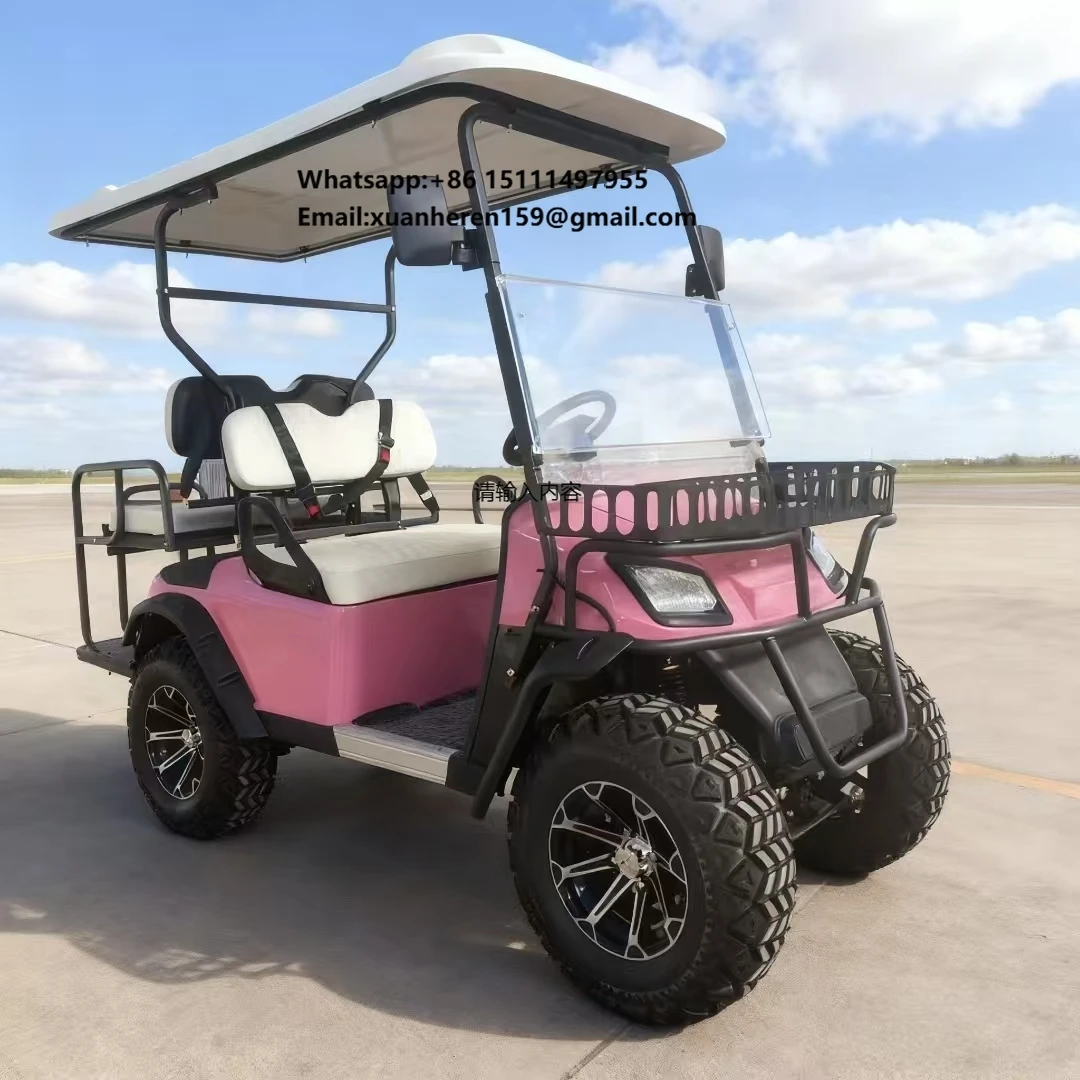 Фото Электрический гольф-кар/багги KAVRED 5000W 5KW с литиевой батареей, 5-6 мест, сертифицирован GCC, скорость 30 км/ч, для взрослых №1