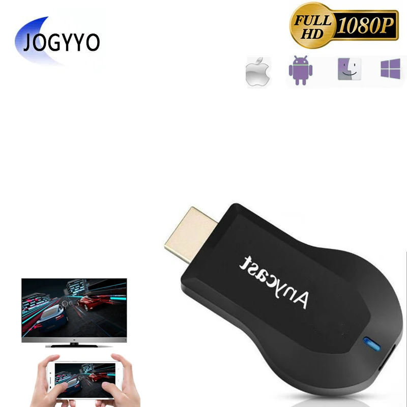 

HD 1080P Беспроводной Wi-Fi дисплей ресивер AnyCast M9 plus TV Stick донгл с поддержкой miracast и Airplay HDMI-совместимый ТВ-Стик