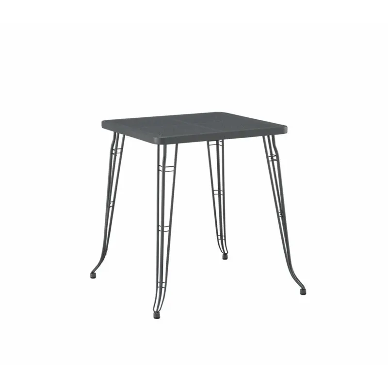 

Steel Pub Table, Gray