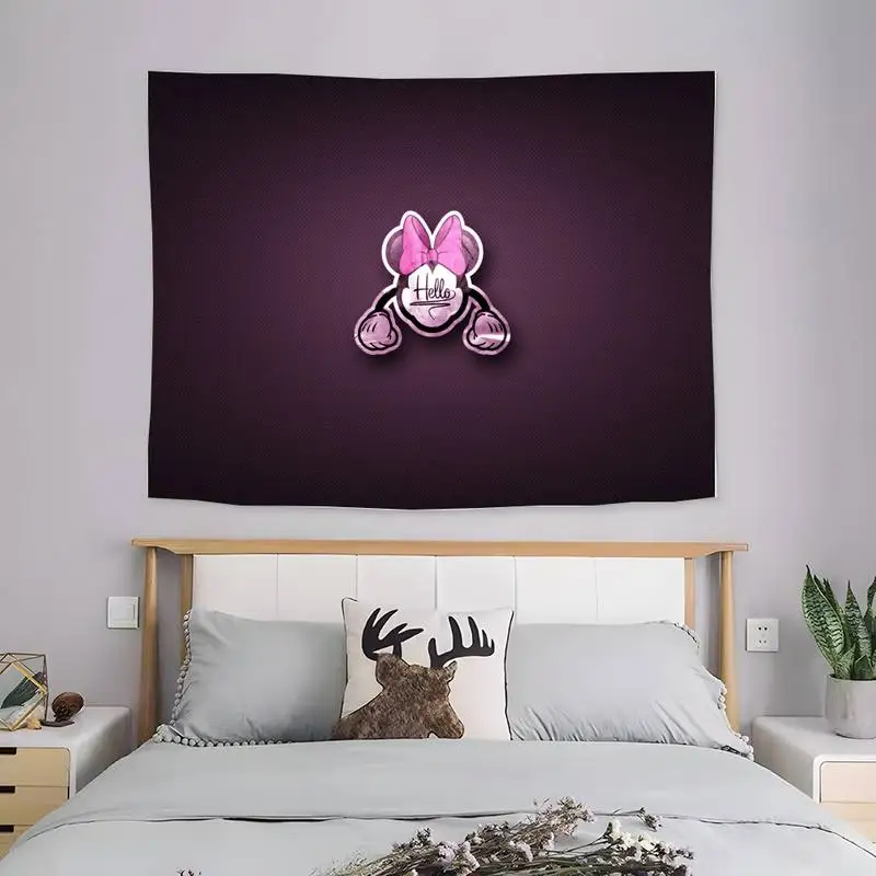 

Покрывало гобелен пикник с мультяшными героями Диснея, покрывало, пляжное полотенце, коврик для йоги, скатерть, шторы, домашний декор, комна...