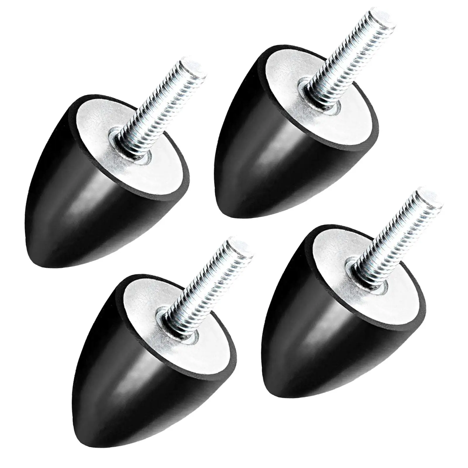 

4x Shock Absorber Conical Rubber Mount for Automobile Water Pumps Compressor
