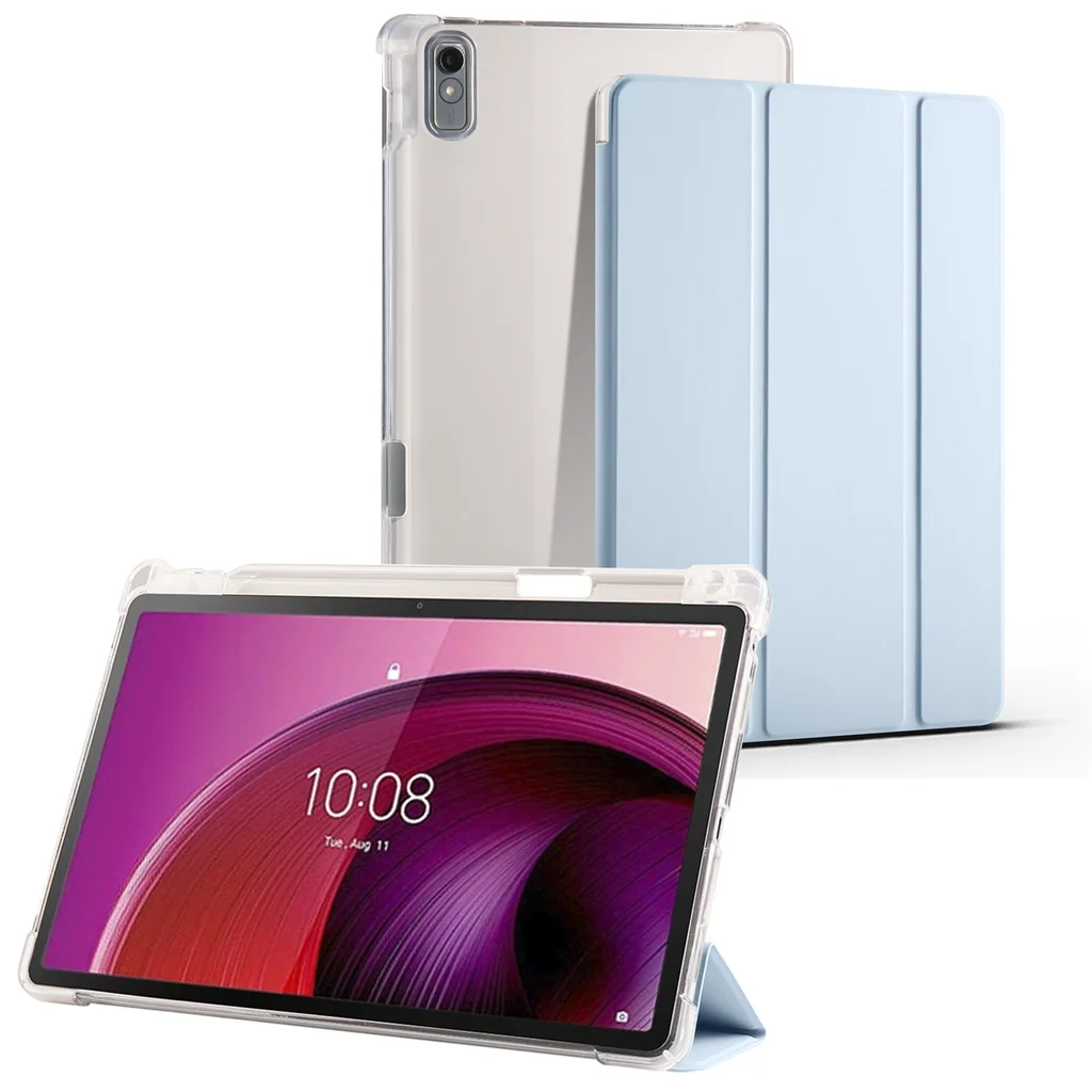 Фото Умный мягкий кожаный чехол-накладка для Lenovo Tab P11 (2-е поколение) TB350FU TB350XU 11,5 дюйма/Xiaoxin Pad Plus, с держателем для ручки №1