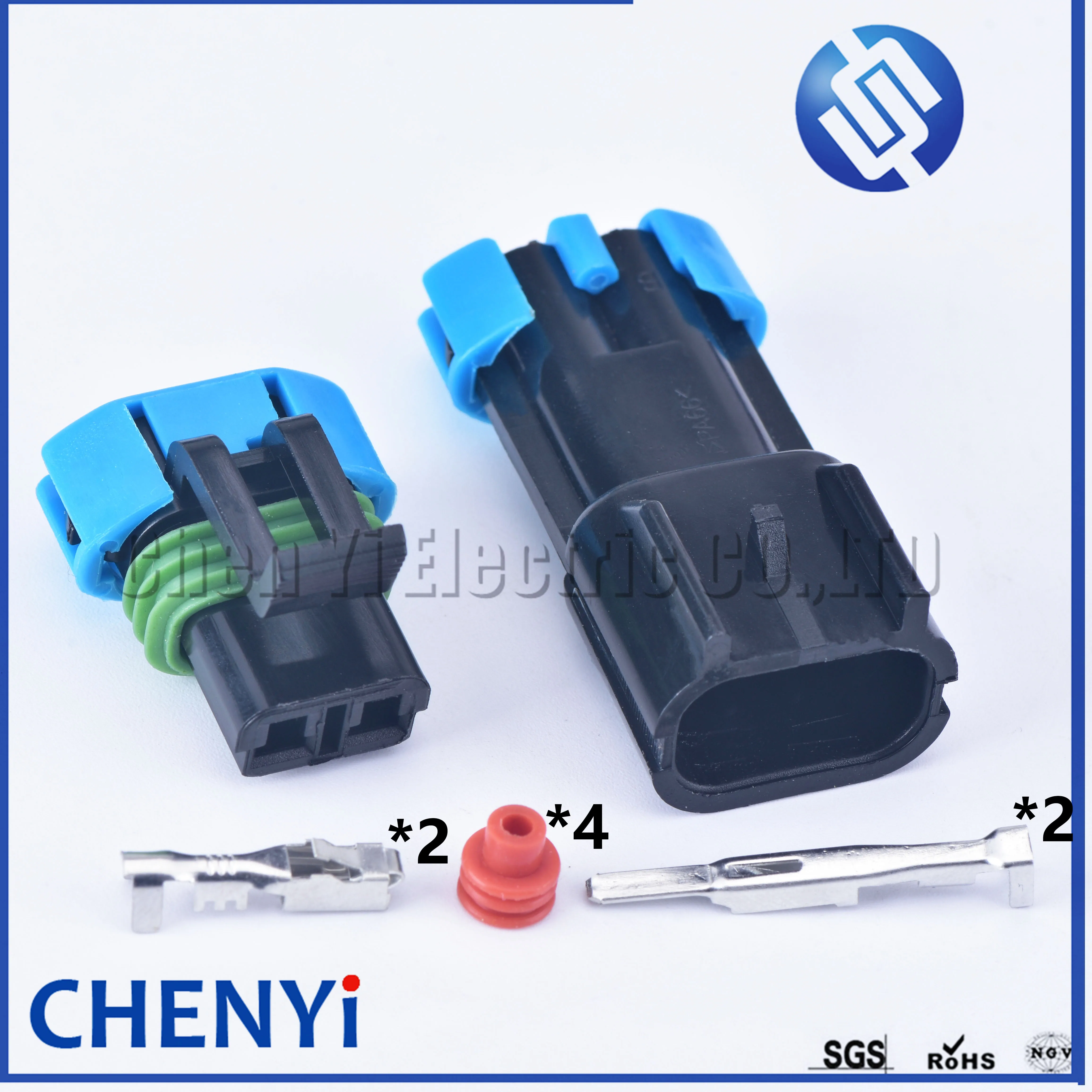 

2 Pin Air conditioning compressor plug R90P R90T oil-water separator heating induction diesel filter Connector 15300027 15300002