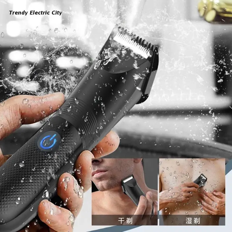 

R9CD Electric Razor Shaver Body Hair Trimmer Men's Grooming Tool for Intimate Area