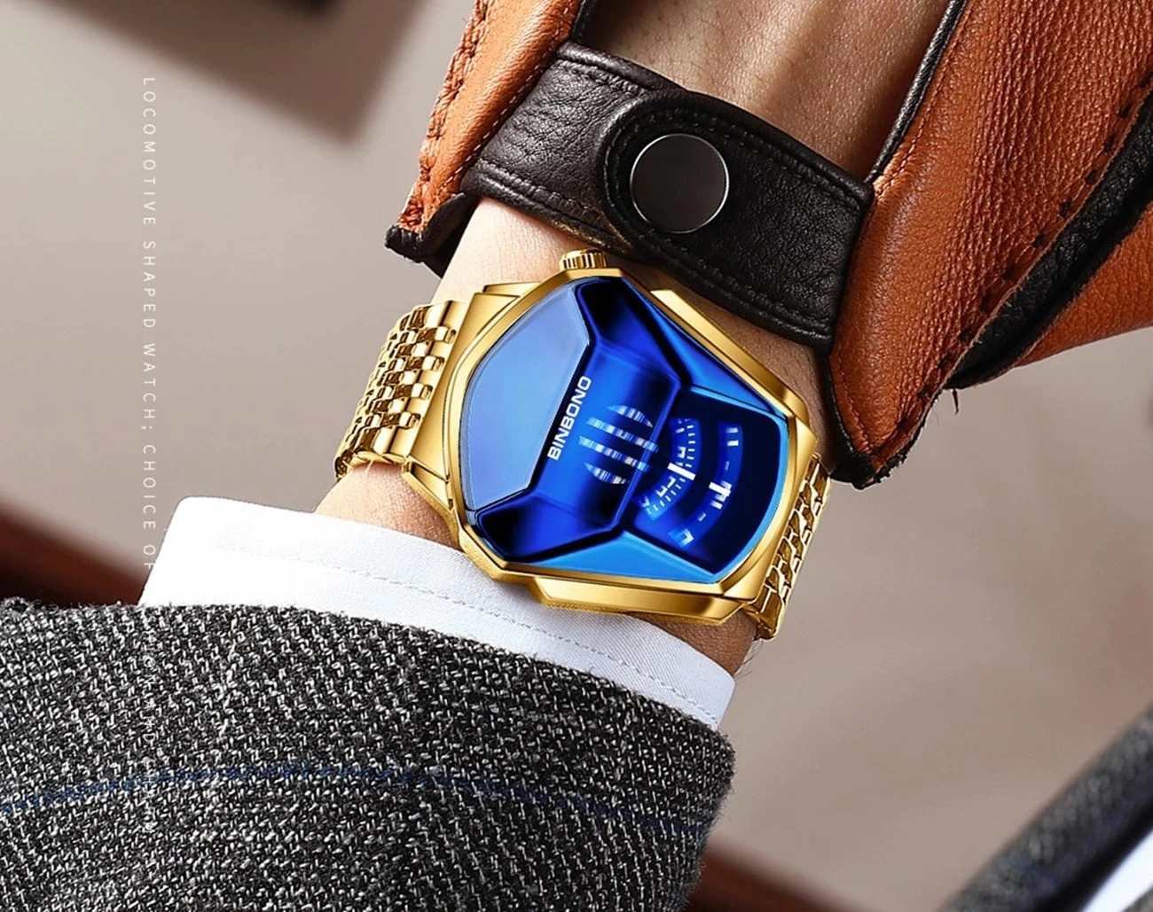 Часы наручные мужские креативные брендовые Роскошные модные спортивные черные