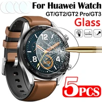 5pcs for huawei watch gt2 gt3 gt2 pro 46mm tempered glass screen protector explosion proof anti scratch hd glass accessories