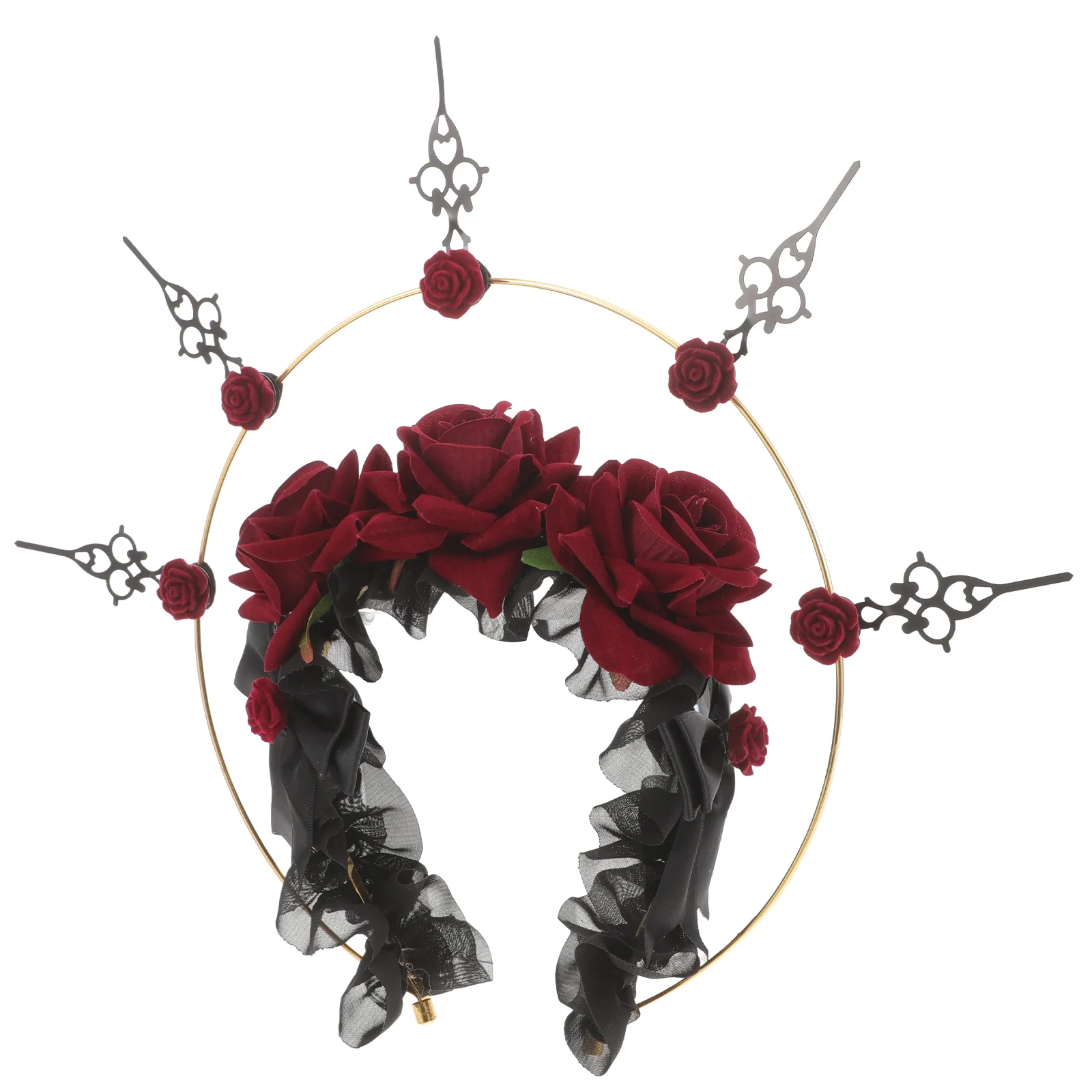 

Женская повязка на голову в готическом стиле