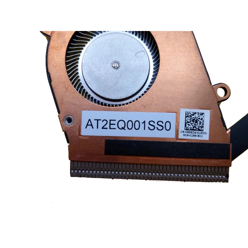Новый оригинальный вентилятор охлаждения процессора ноутбука с радиатором для