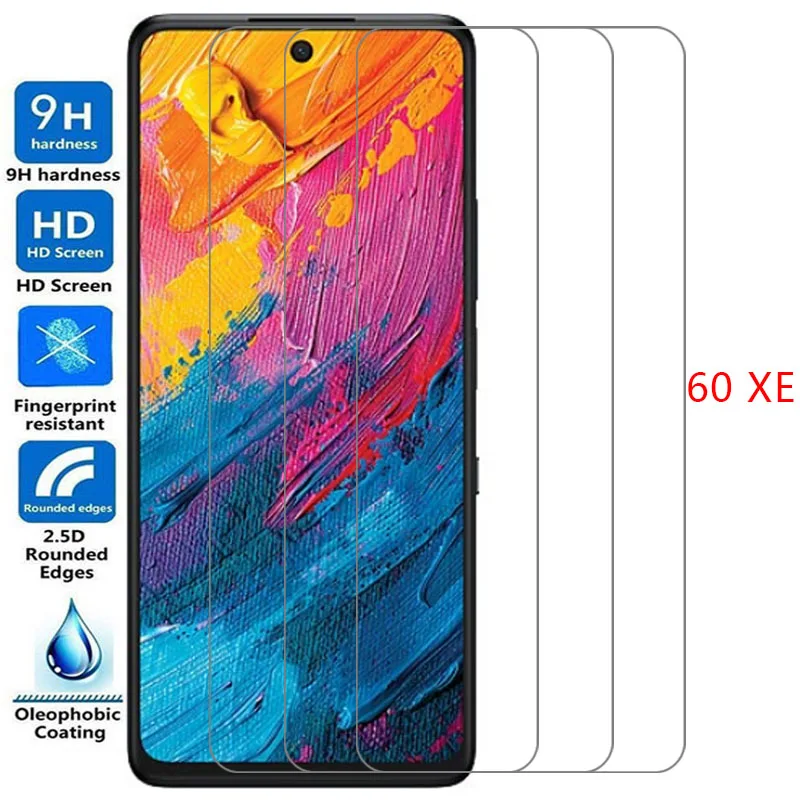 Фото Чехол для телефона TCL 60 XE / NXTPAPER 5G, защитное стекло для TCL60, 60XE, TCL60XE, задняя крышка 360° №1
