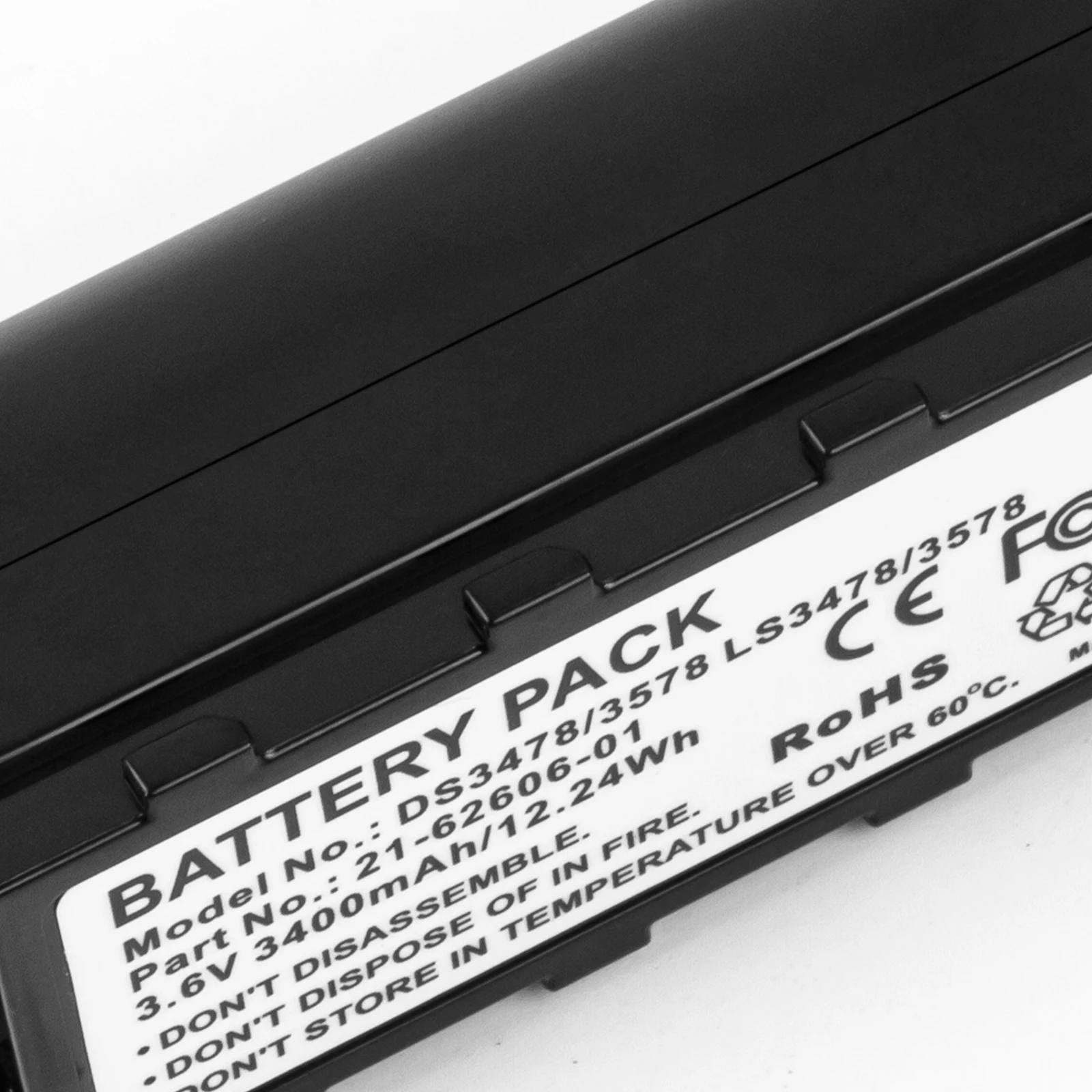 Сменный аккумулятор емкостью 3400 мАч для Symbol DS3478 DS3578 LS3478 LS3578 21-62606-01